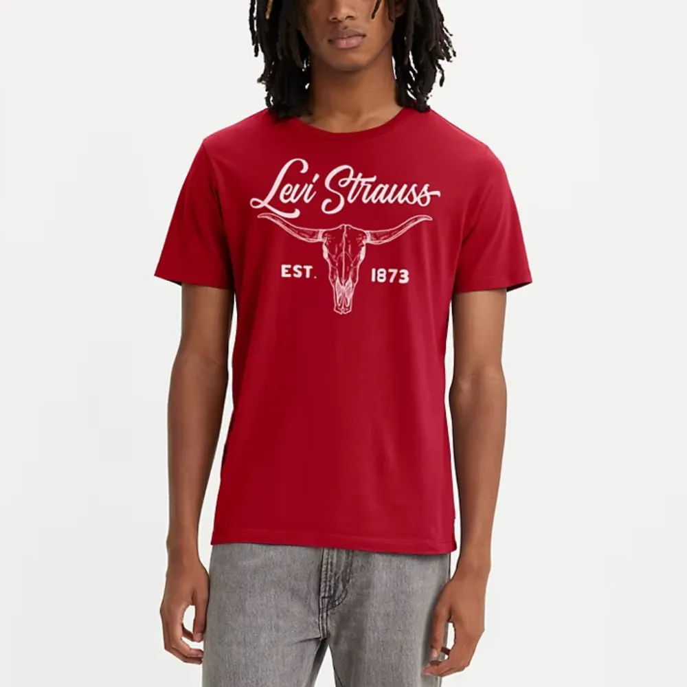 Levi's Mens Classic Graphic T-Shirt In Red - Shop Now