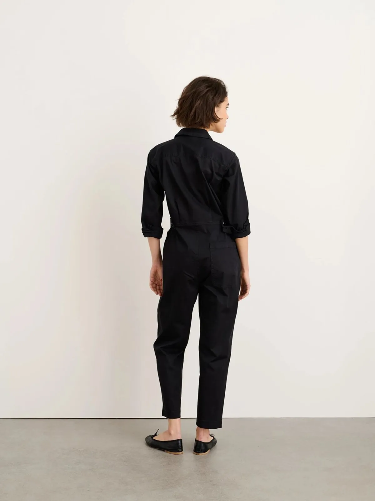 Mill Standard Jumpsuit Cotton Twill - Black