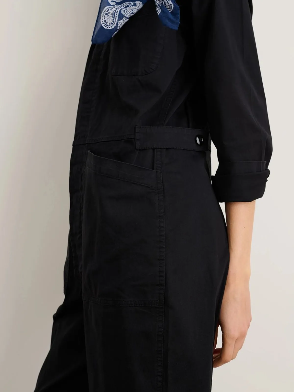 Mill Standard Jumpsuit Cotton Twill - Black