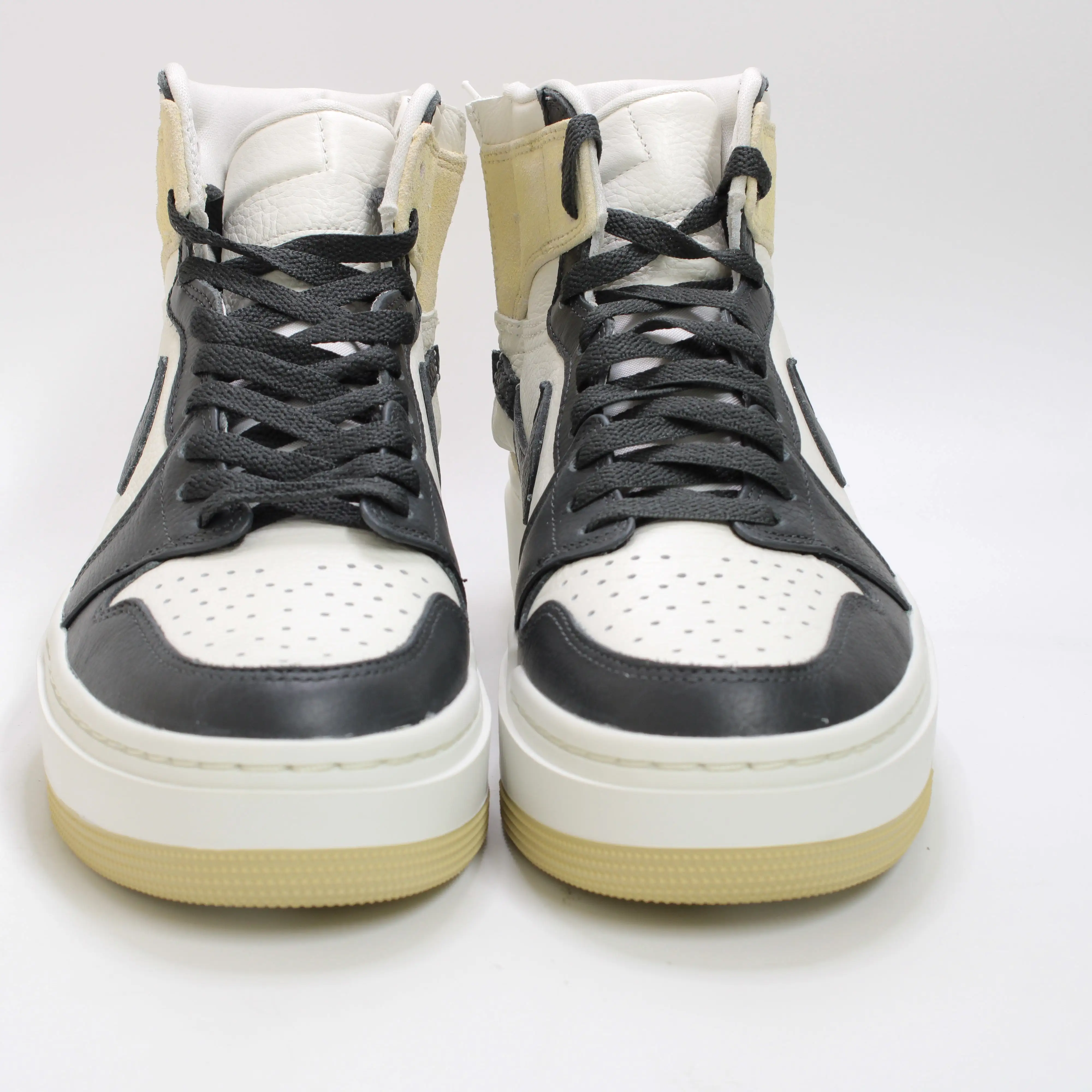 Nike Air Jordan 1 Elevate Hi Trainers Team Gold Dark Smoke Grey Sail