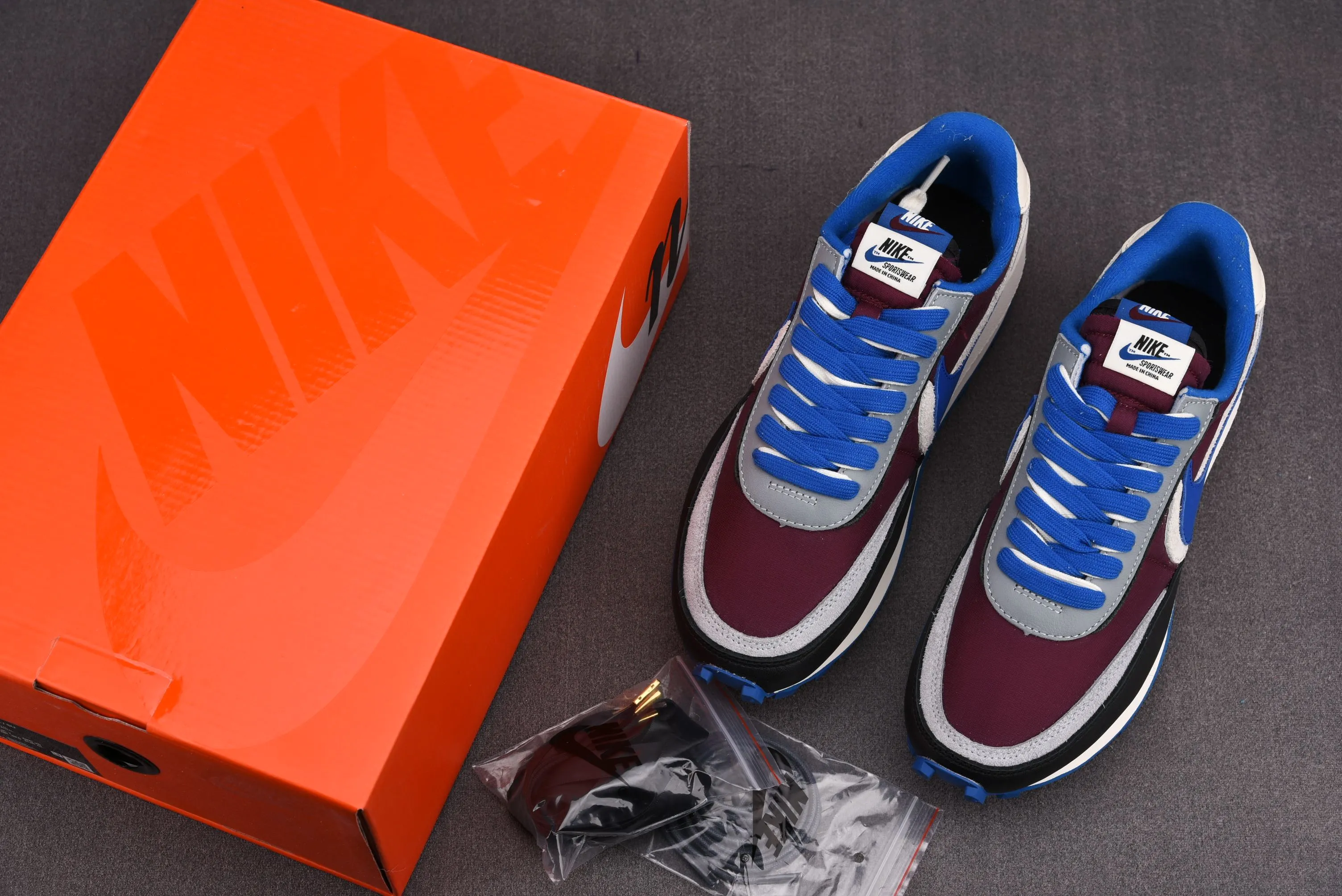 Nike LD Waffle sacai Undercover Night Maroon Team Royal