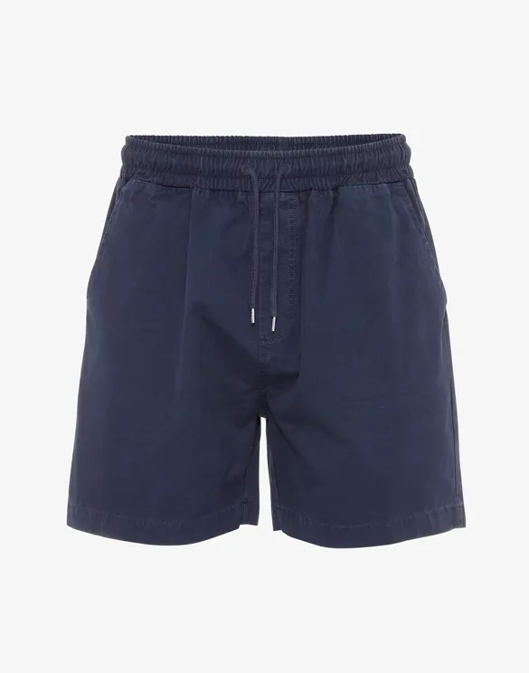 Organic Twill Shorts Navy Blue | Colorful Standard | Watch Wear