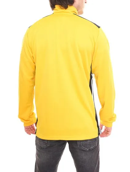 Pack of 2 adidas REGISTA 18 men s training shirt 1/4 zip with CLIMALITE technology CZ8648 yellow