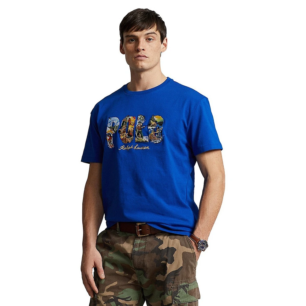 Polo Ralph Lauren Classic-Fit Graphic Logo Jersey T-Shirt