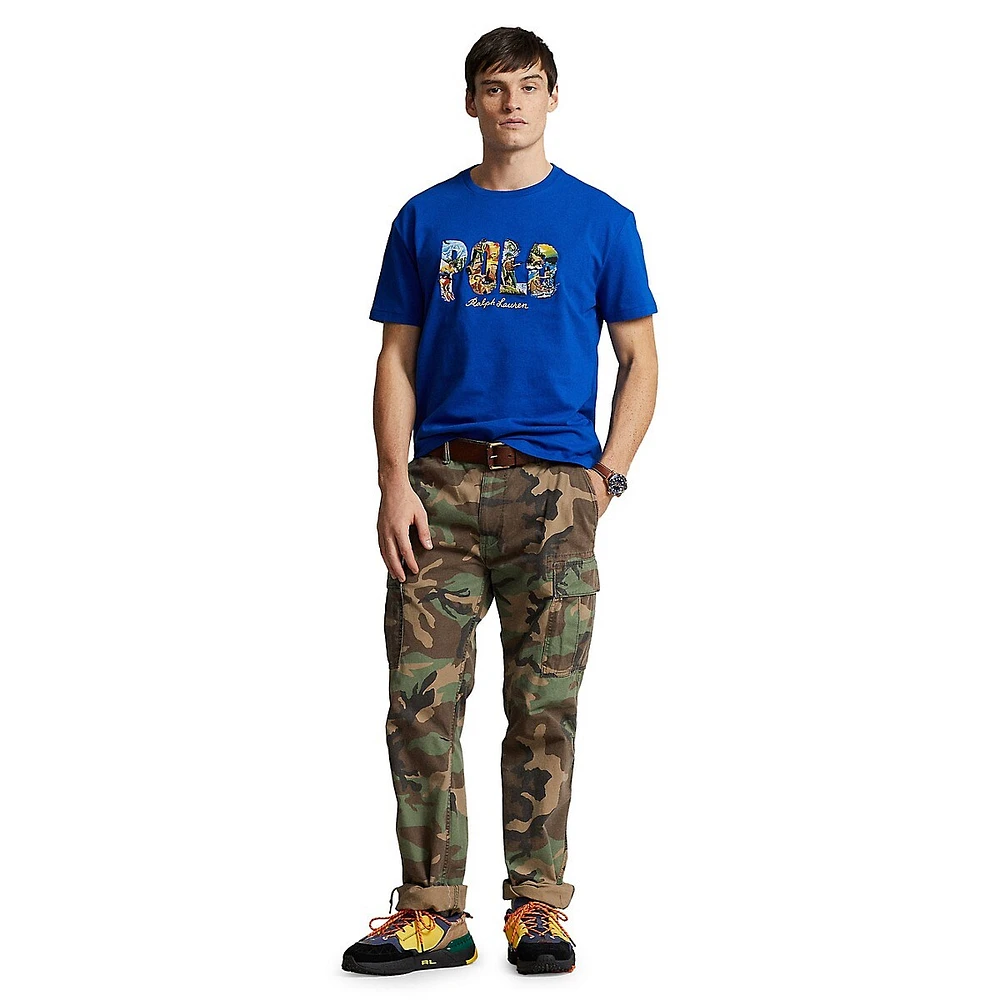 Polo Ralph Lauren Classic-Fit Graphic Logo Jersey T-Shirt