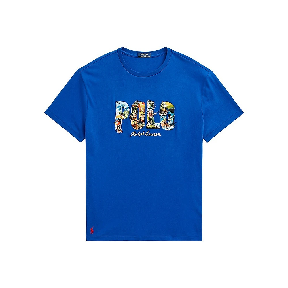 Polo Ralph Lauren Classic-Fit Graphic Logo Jersey T-Shirt