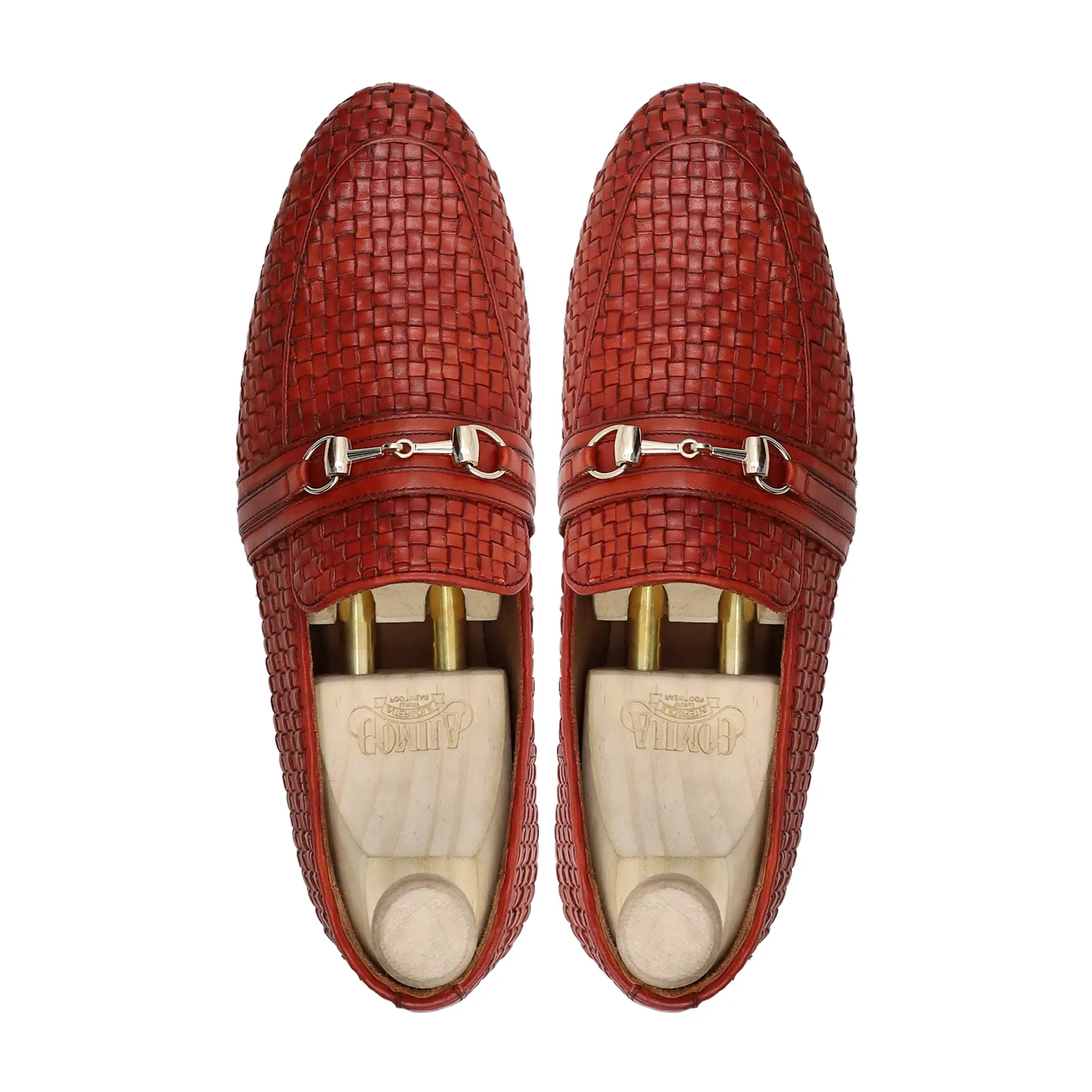 Predator - Men's Oxblood Hand Woven Leather Loafer