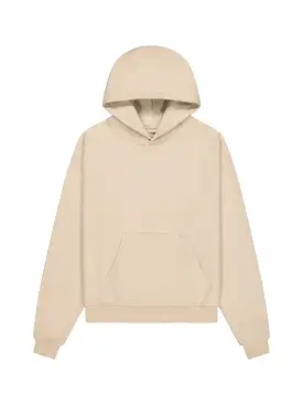 Prior Embroidery Logo Oversized Hoodie Sesame