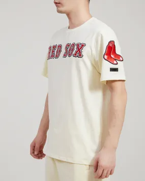 PRO STANDARD Boston Red Sox Tackle Twill Sj Tee (LBR136137)-WHT