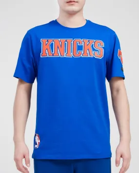 PRO STANDARD New York Knicks Tackle Twill Sj Tee (BNK156175)-ROYAL BLUE