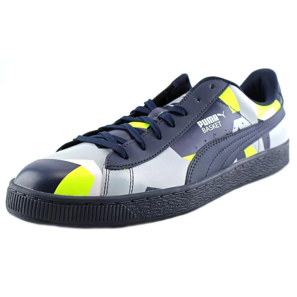 Puma Basket Classic Graphic   Round Toe Synthetic  Tennis Shoe-PUMA