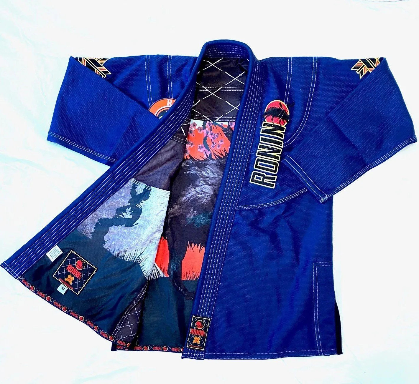 Ronin Lone Wolf Bjj Gi - Navy