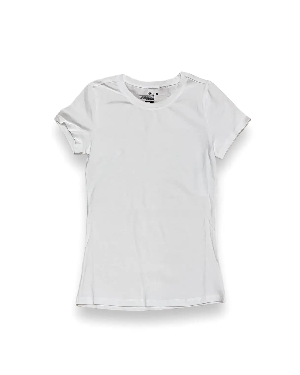 Round Neck Solid Tee