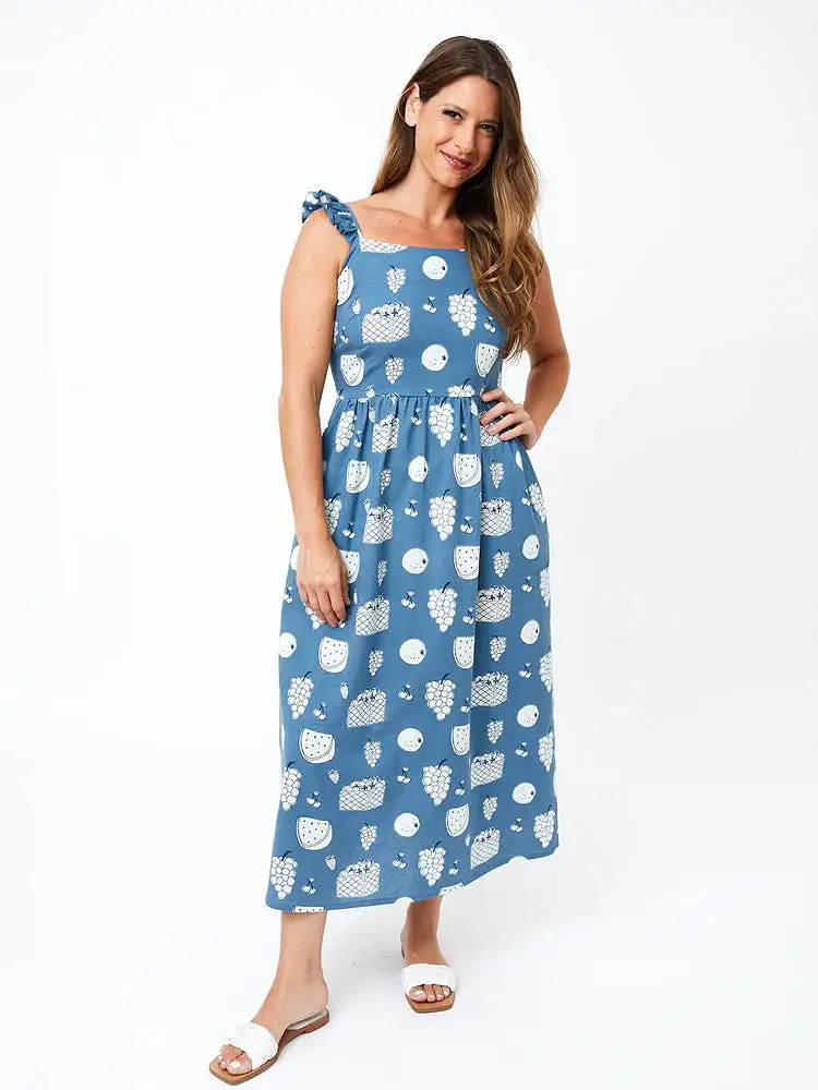 Ruffle Maxi Dress