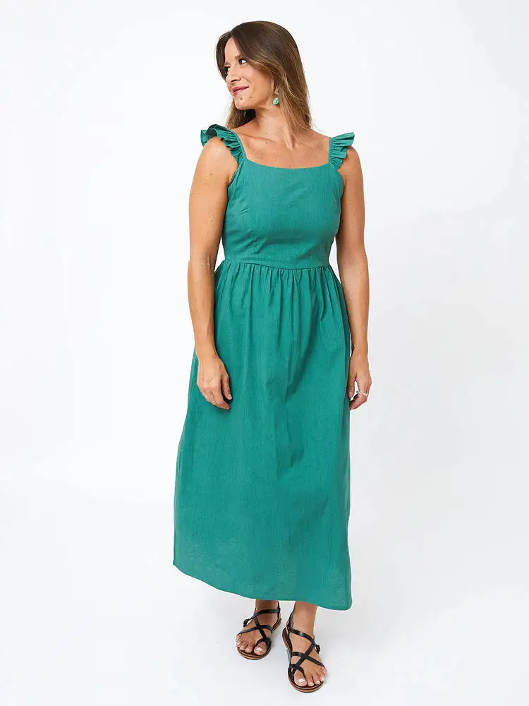 Ruffle Maxi Dress