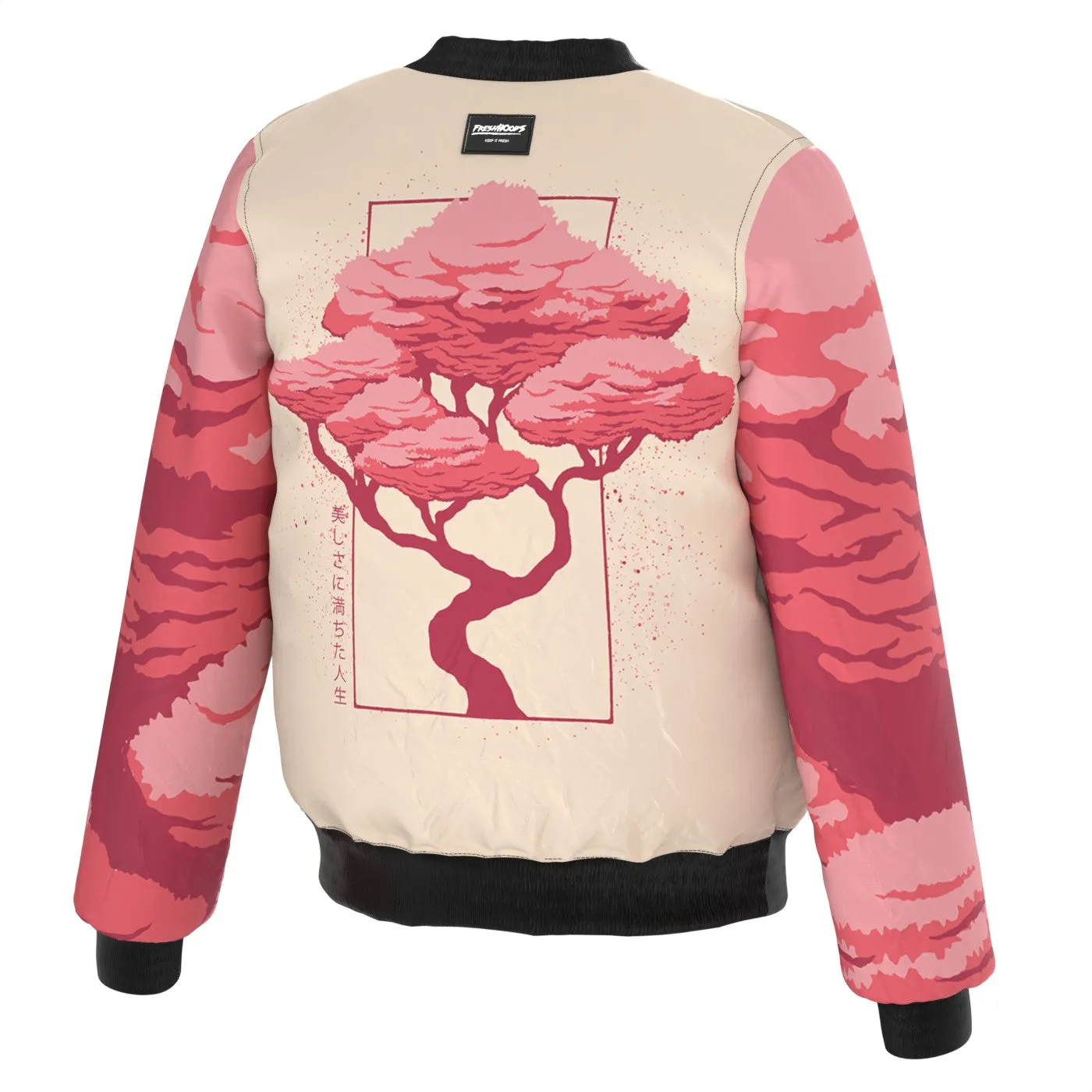 Sakura Blossom Bomber Jacket