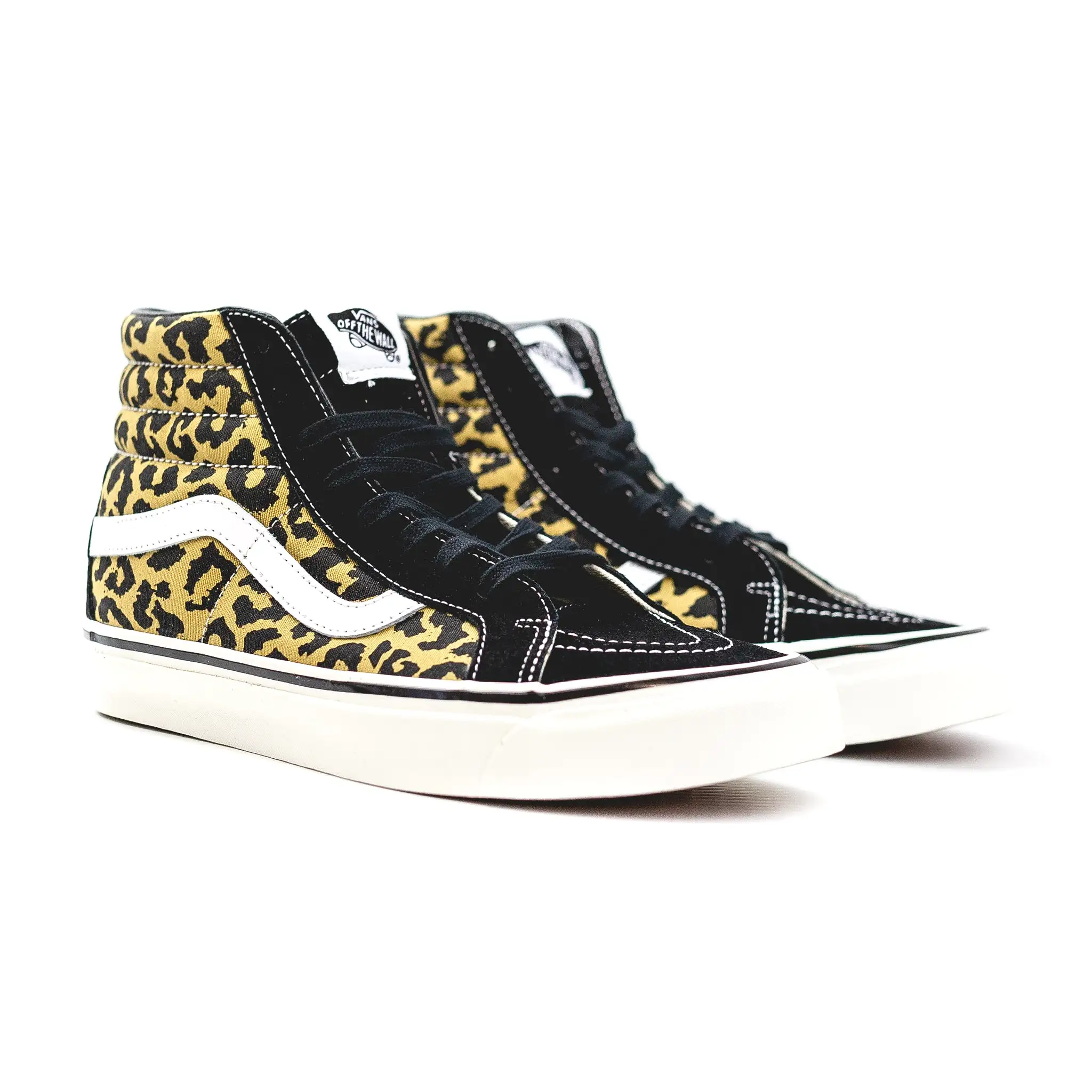 SK8-HI 38 DX (ANAHEIM FACTORY) BLACK/TAN LEOPARD