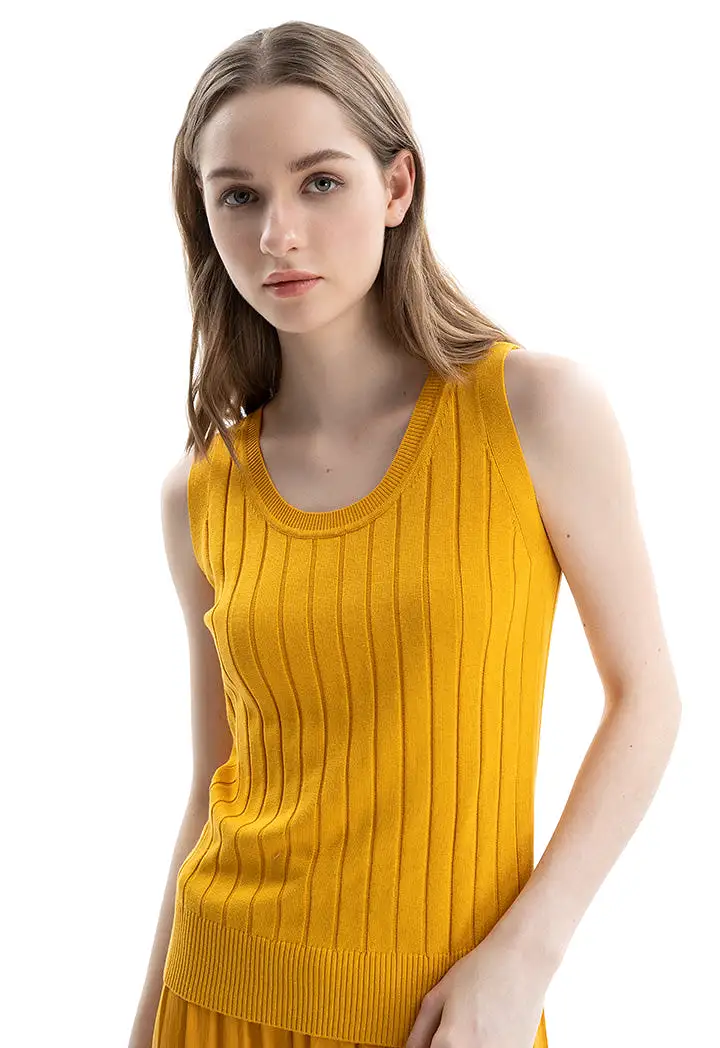 Solid Top with Scoop Neck