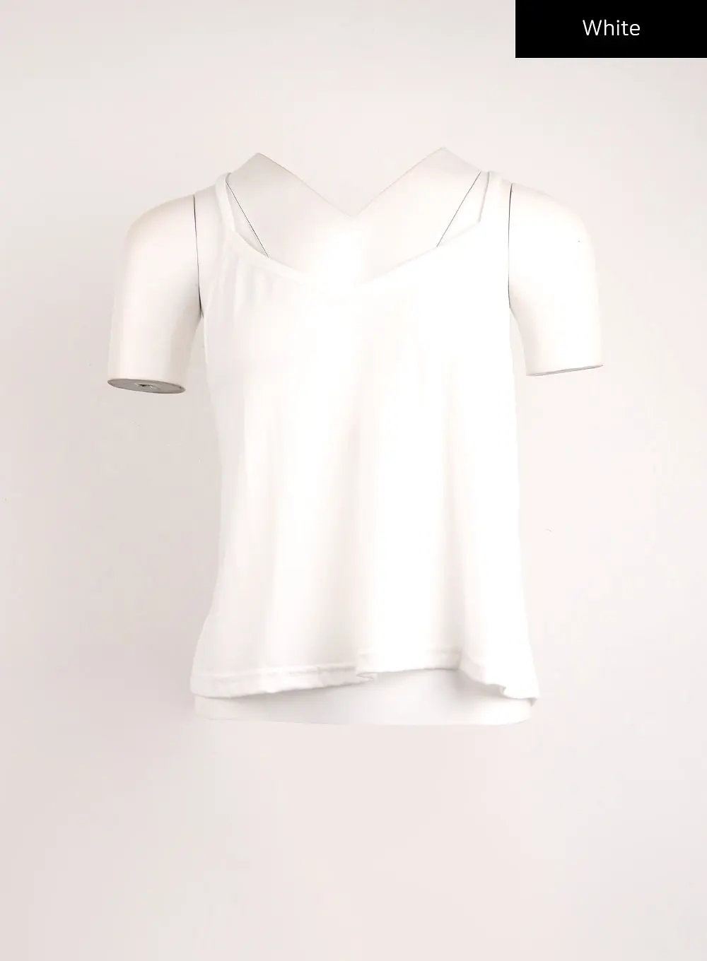 Solid V-Neck Cami Top IJ411