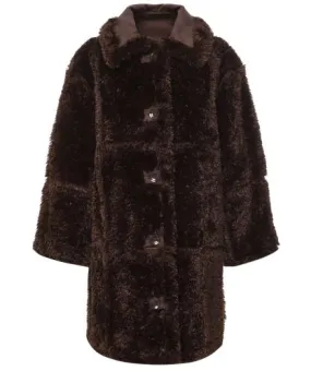 Stand Studio Reversible Faux Shearling Samira Coat | Jules B