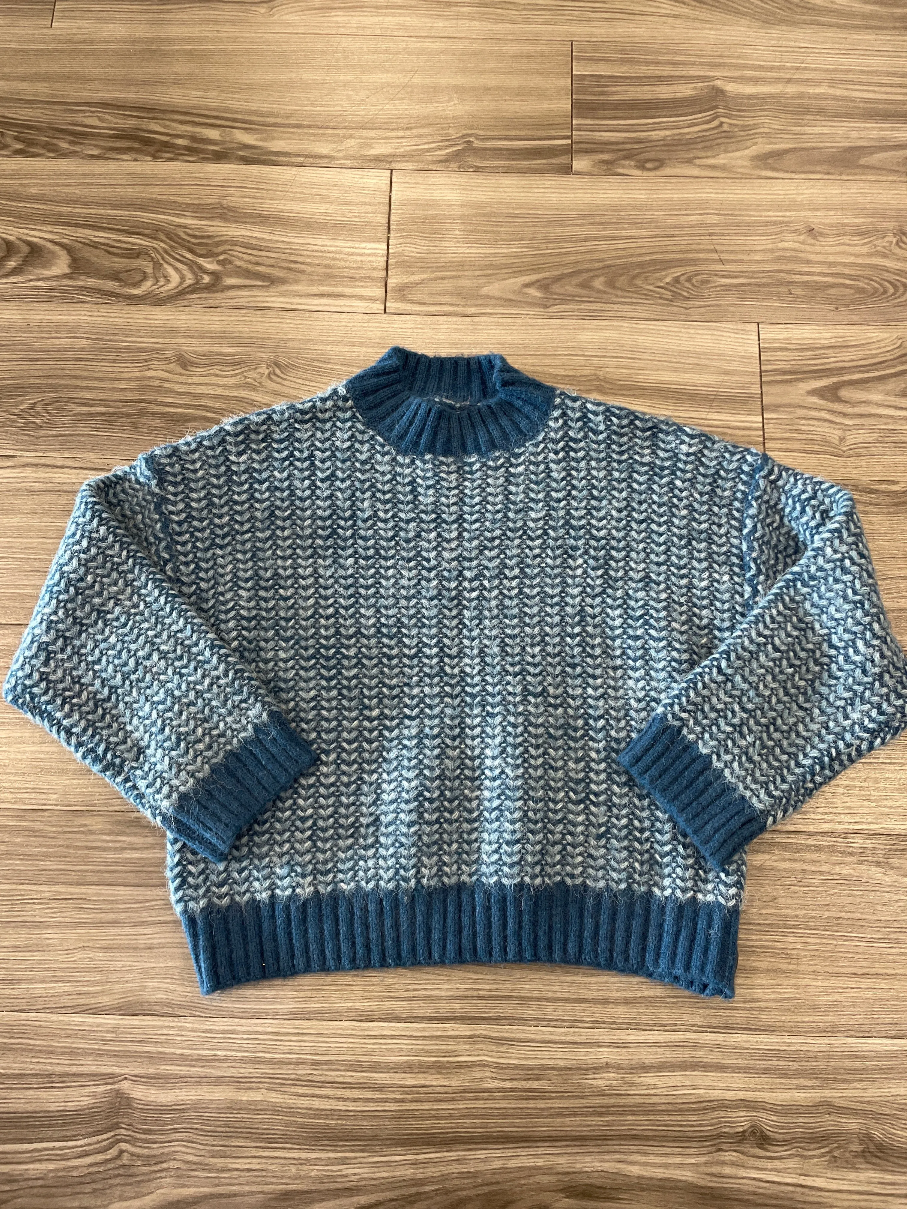 Sweater By Clothes Mentor In Blue, Size: Xl