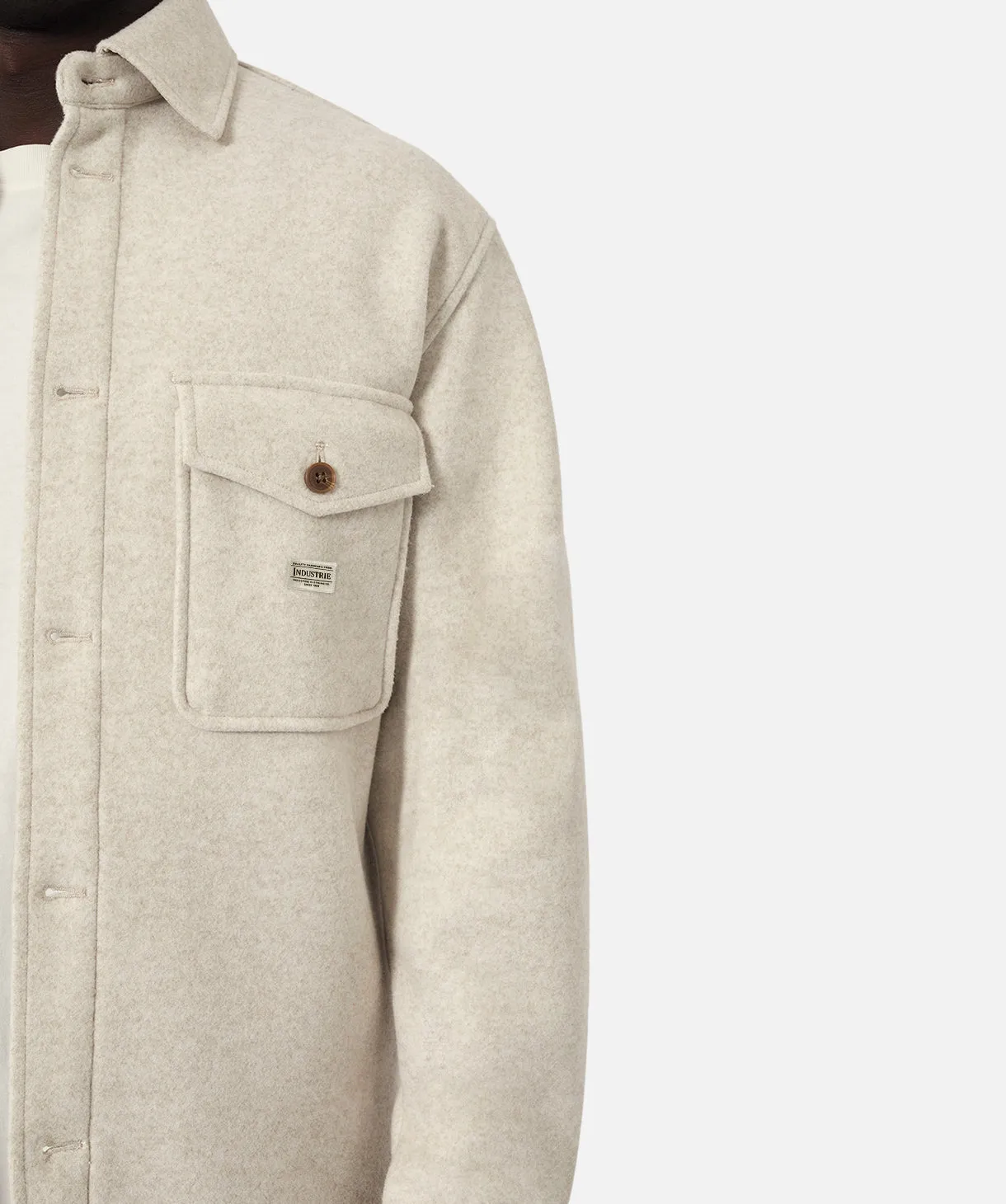 The Coleman Flannel Shirt Jacket - Wheat