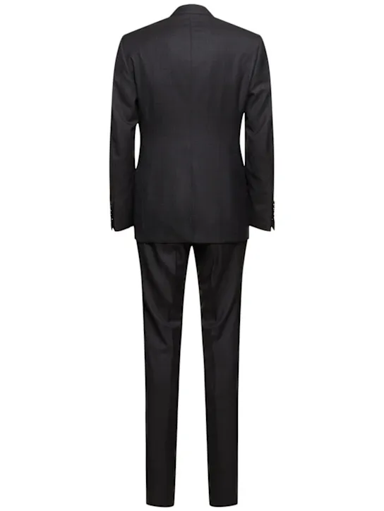 Tom Ford   Shelton peak lapel Prince of Wales suit 