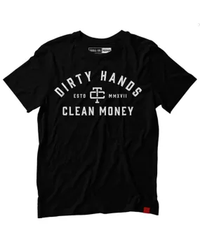 Troll Co Men's Dirty Hands Clean Money Classic Short Sleeve Graphic T-Shirt