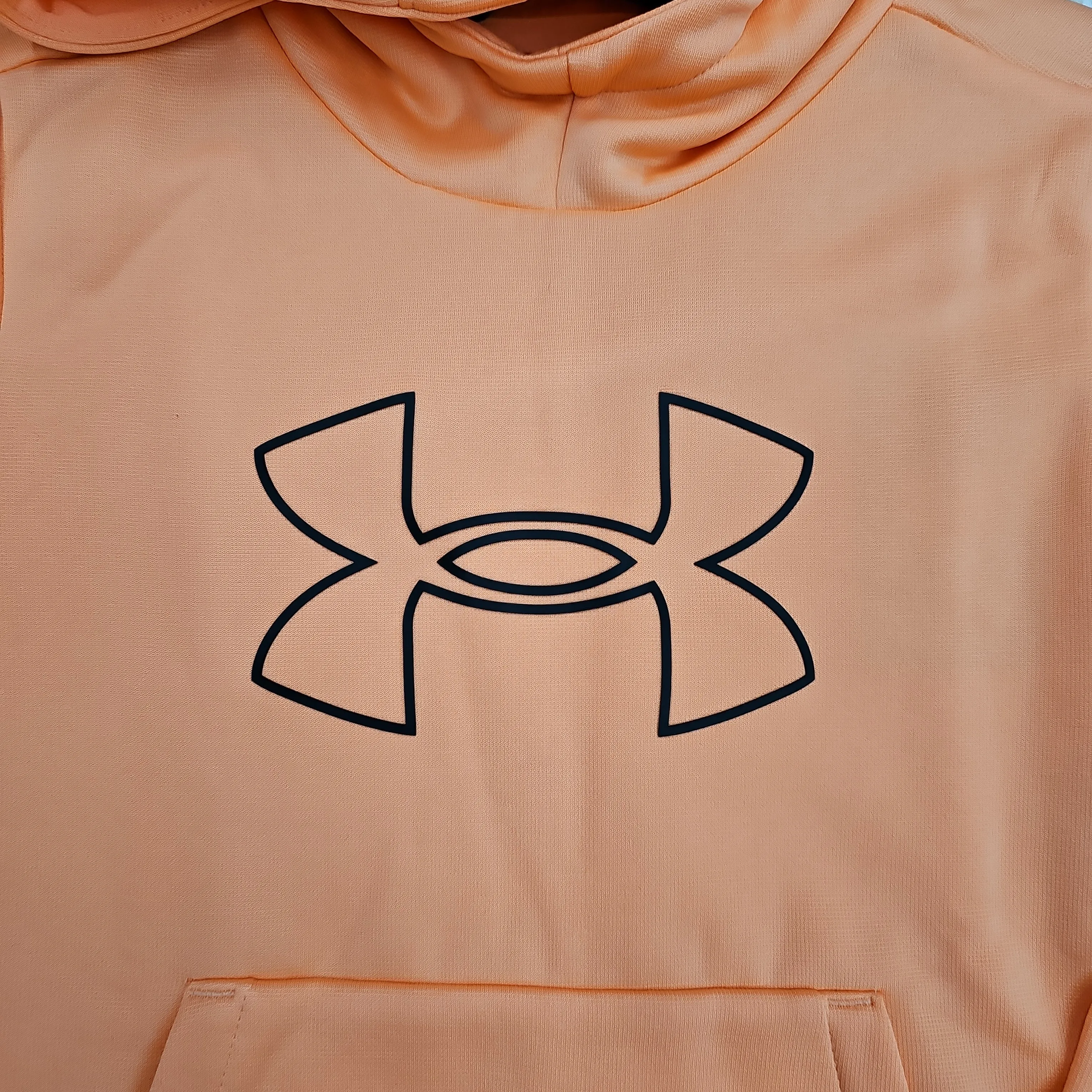 UA BIG LOGO SHERBERT ORANGE HOODIE