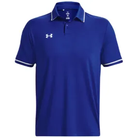 Under Armour Men's Royal/White Team Tipped Polo