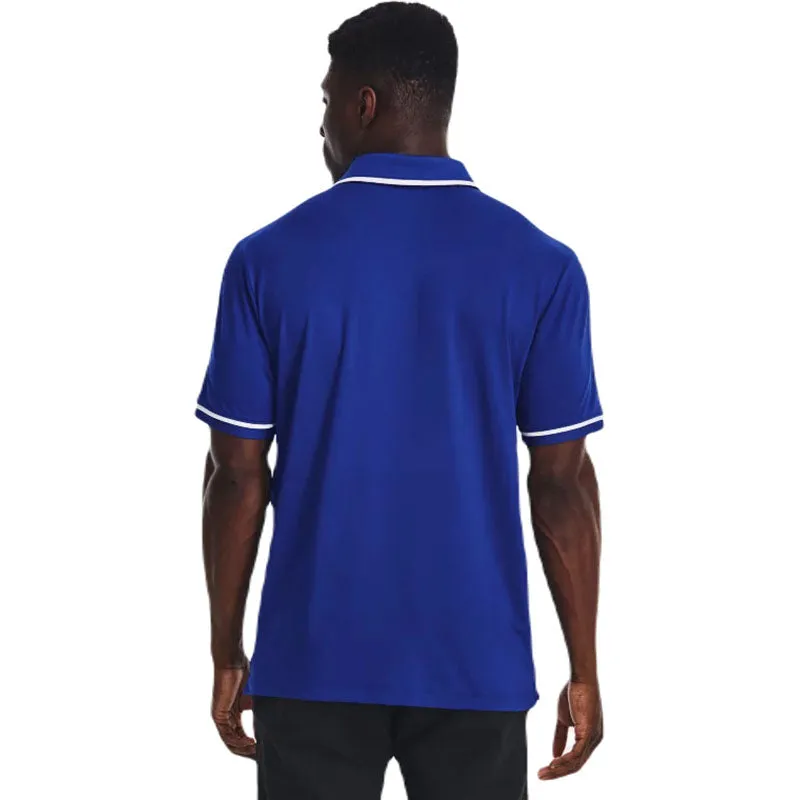 Under Armour Men's Royal/White Team Tipped Polo