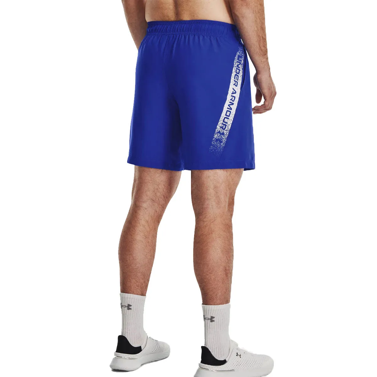 Under Armour Woven Graphic Shorts - Mens - Team Royal/White