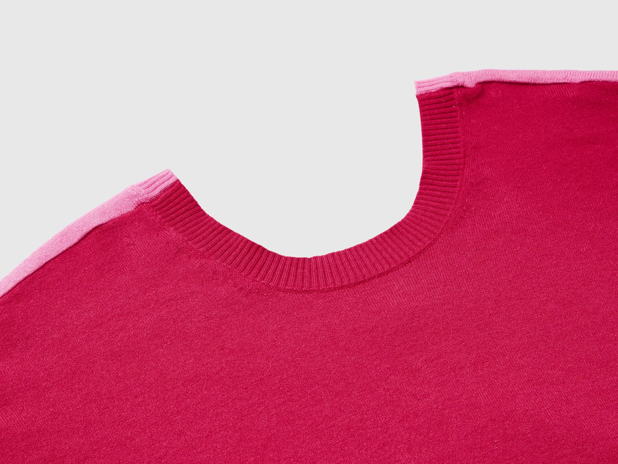 Viscose blend sweater - Cyclamen | Benetton