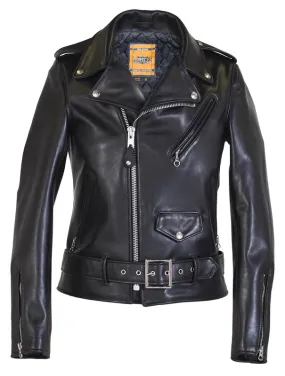 Women's Leather Motorcycle Jacket 137W