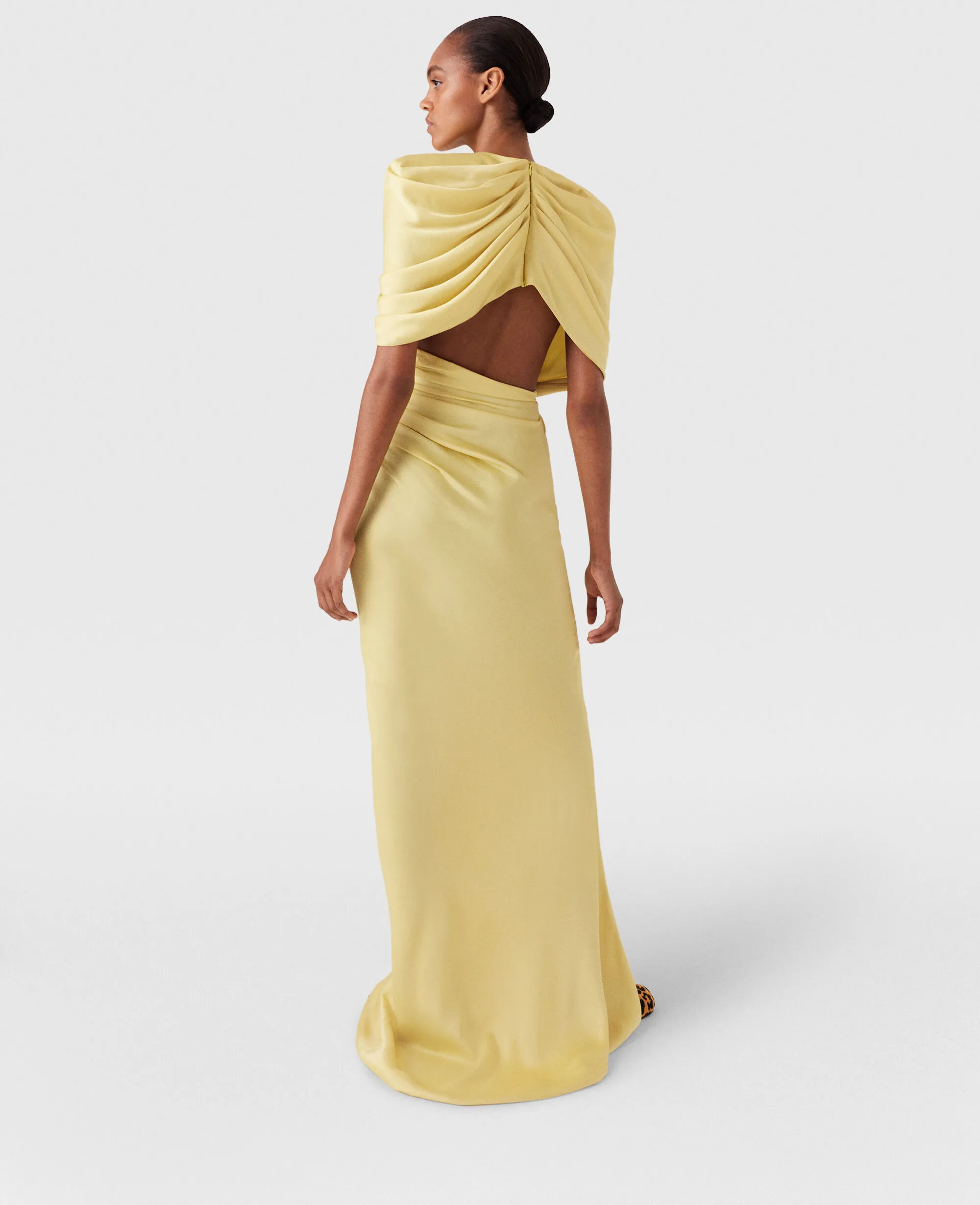 Wrap-Over Maxi Dress