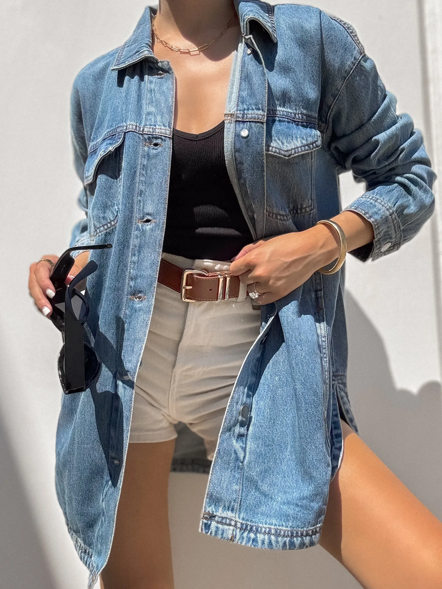 Wynona Oversized Denim Shacket